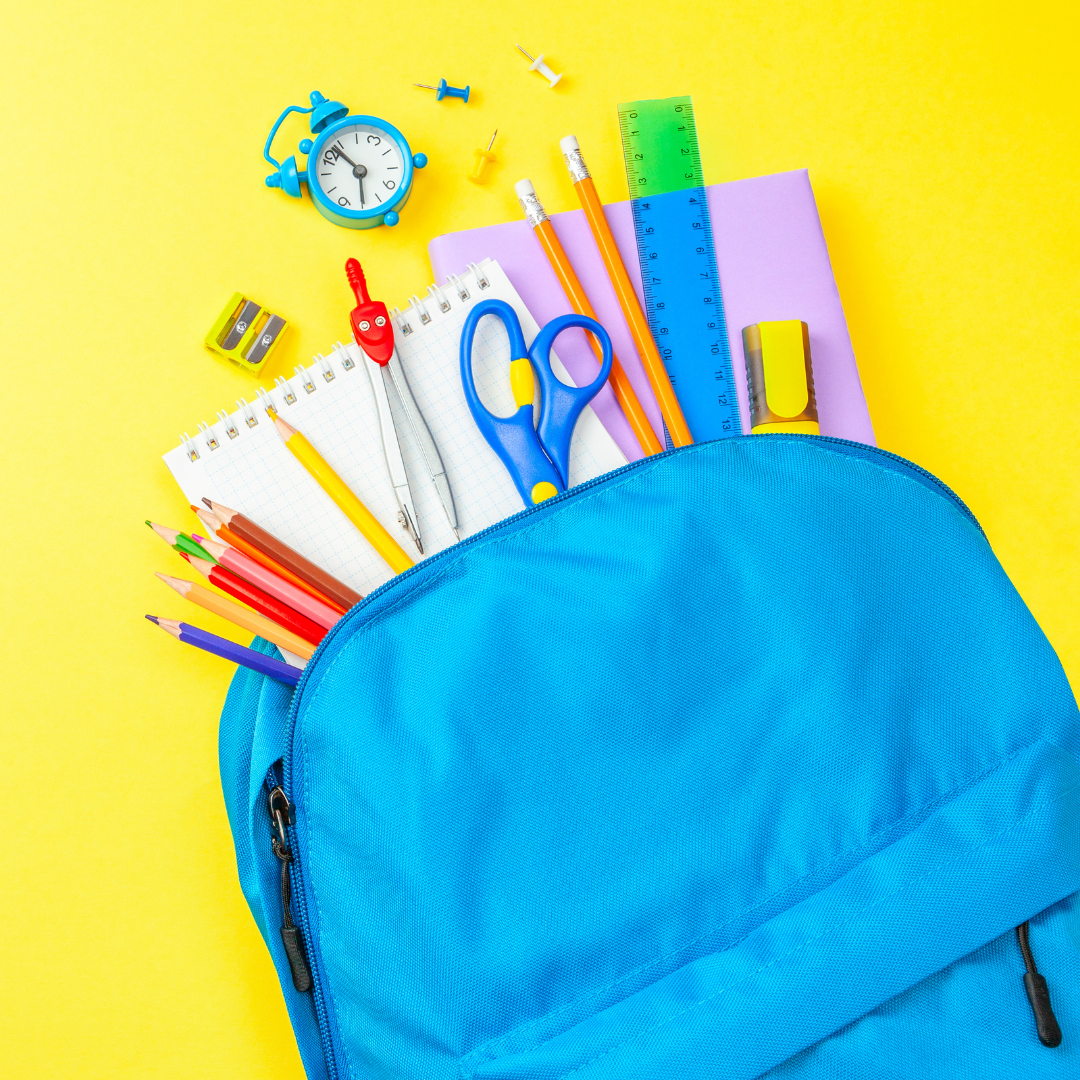 רשימת ציוד חזרה לבית ספר