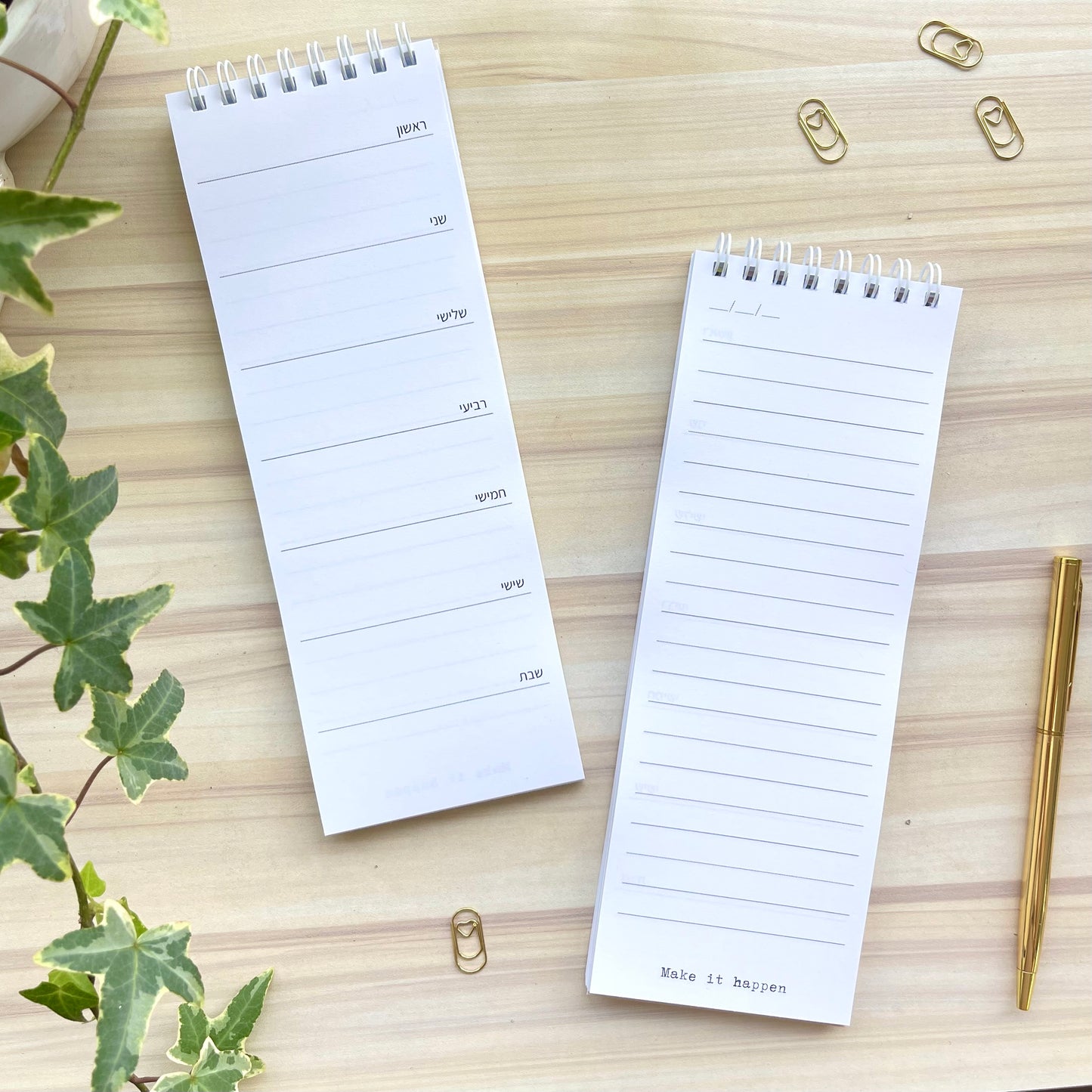 פלאנר שבועי פרינט פרחוני