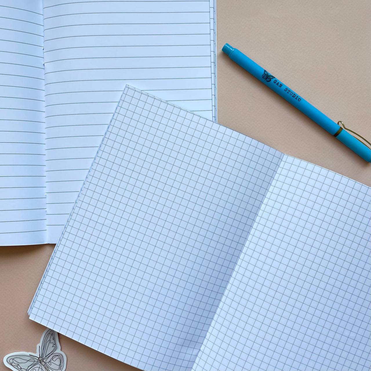 זוג מחברות סיכה - ליוויתנים