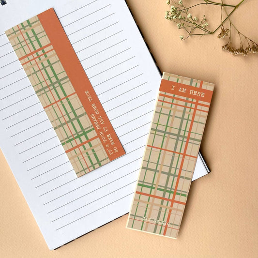 סימניה משבצות