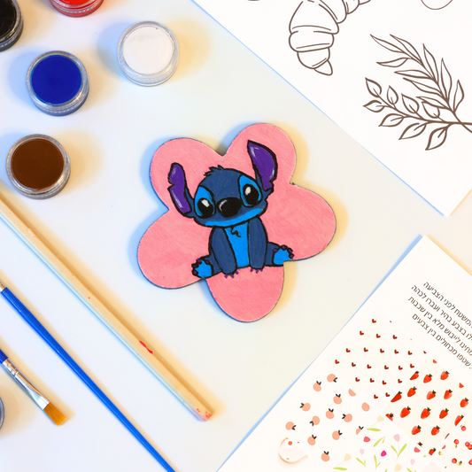 ערכת יצירה DIY - סט תחתיות לכוסות פרח