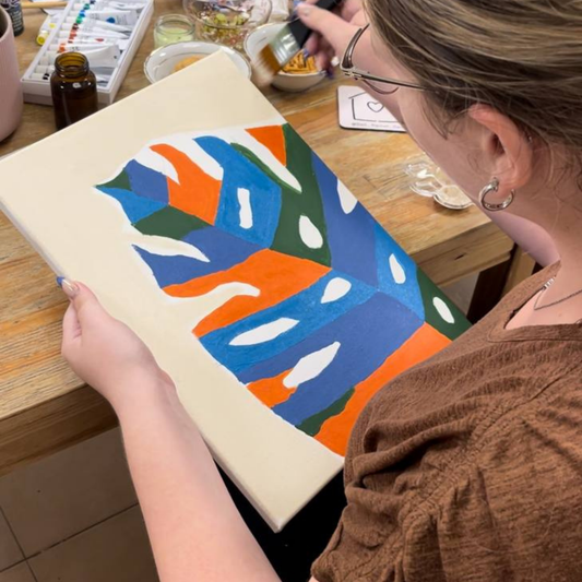 סדנת ציור - אקריליק על קנבס