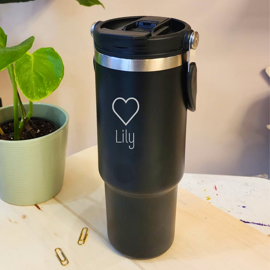 כוס תרמית גדולה בעיצוב אישי