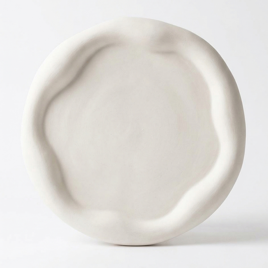 ערכת יצירה DIY: ציור על מגש עגול מופשט