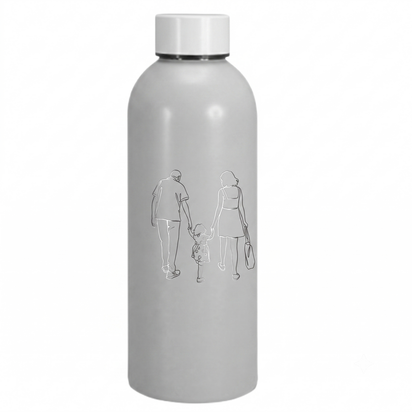 בקבוק תרמי מט בעיצוב אישי - THE URBAN BOTTLE