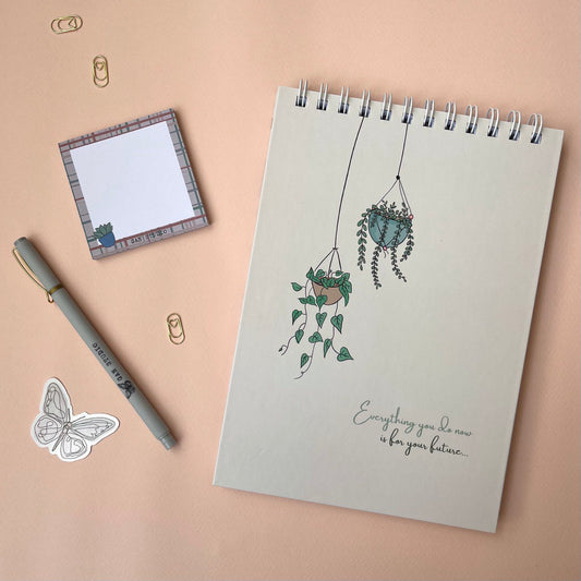 סטיקי נווט - משבצות עם עציץ